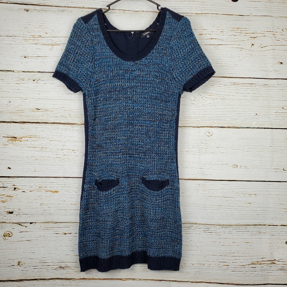 Elementz Blue Sweater Dress